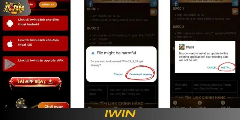 Cập nhật cách tải app IWIN cho hệ điều hành IOS 